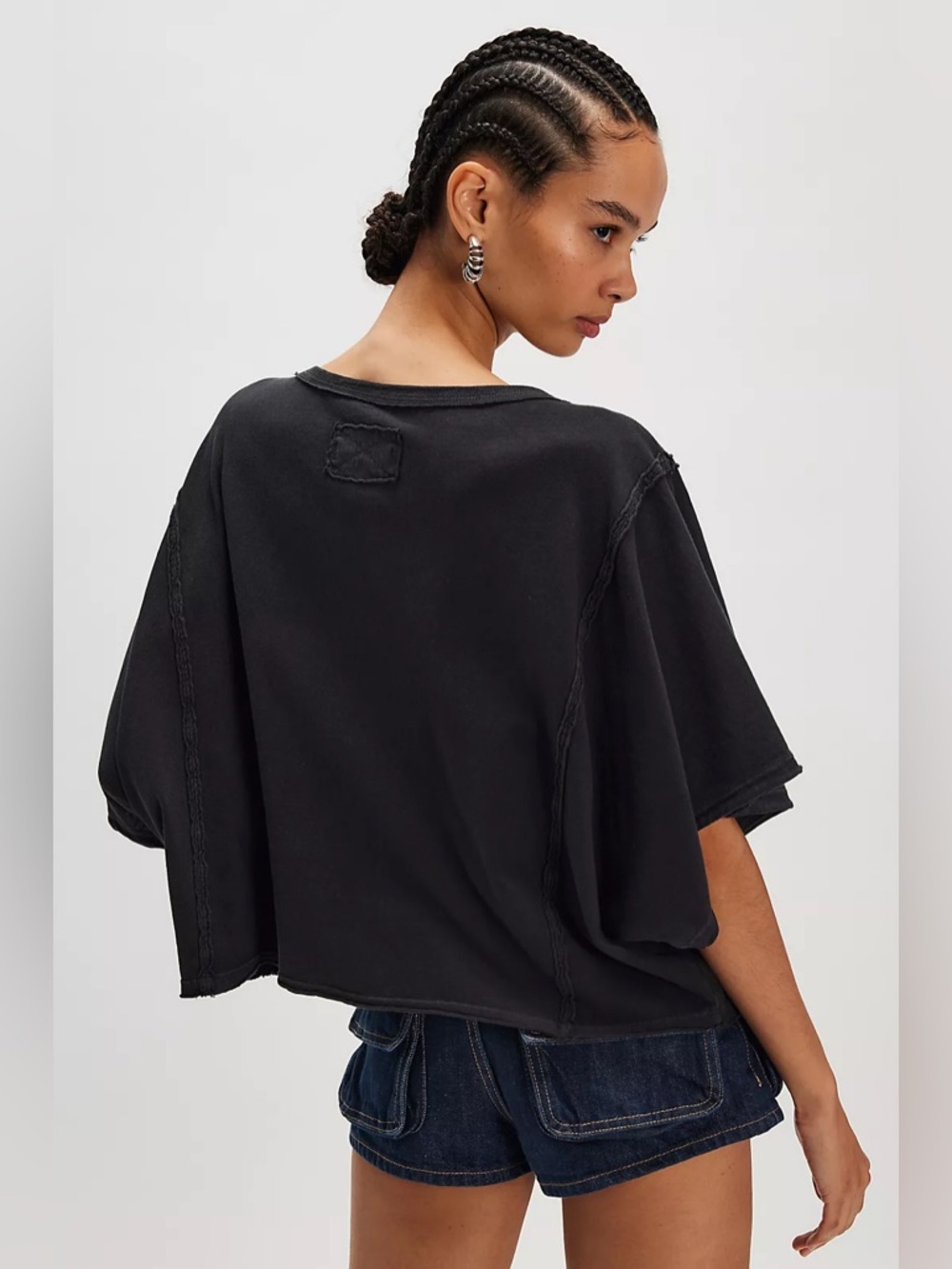 ( FP-2) Free People We The Free Next Level Tee originally $58 - Picture 2 of 2
